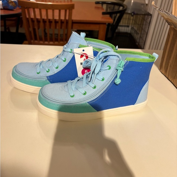 Billy Footwear Other - BILLY Vibrant Blue and Green Kids Sneakers